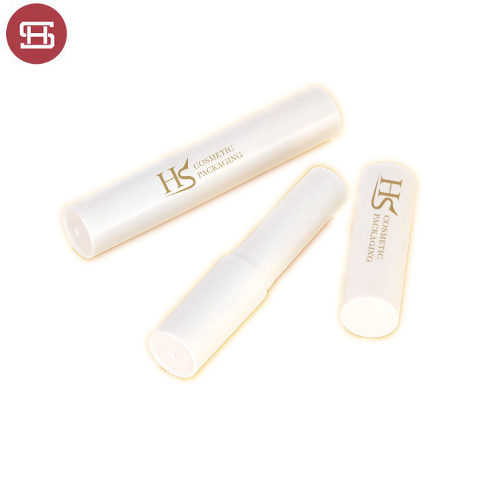Cheap custom hot sale lipcare chapstick round cosmetic lipbalm tube container packaging