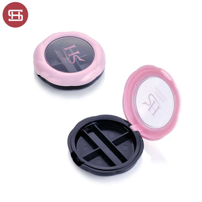 Flower shaped eye shadow case round