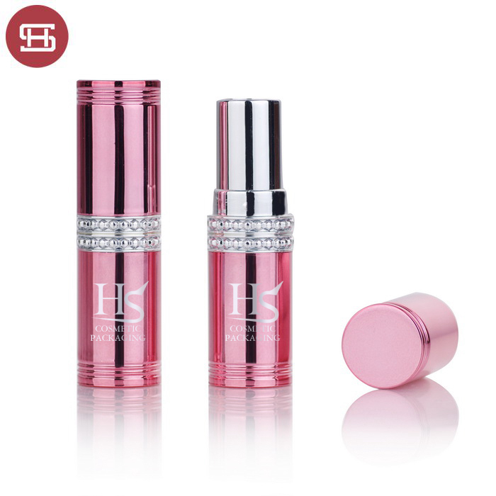 High reputation Clear Lipstick Tube - Wholesale hot sale products makeup gold unique pink luxury round plastic empty lipstick tube container – Huasheng