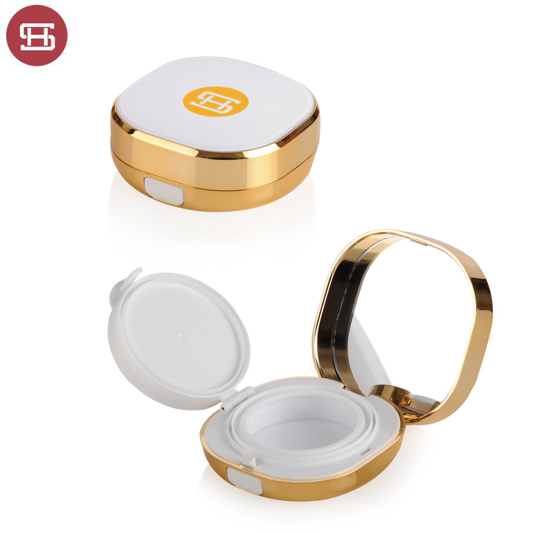 Factory wholesale Empty Cosmetic Tube -
 Hot sale custom new round black gold private label empty air bb cc cream cushion powder foundation case container – Huasheng
