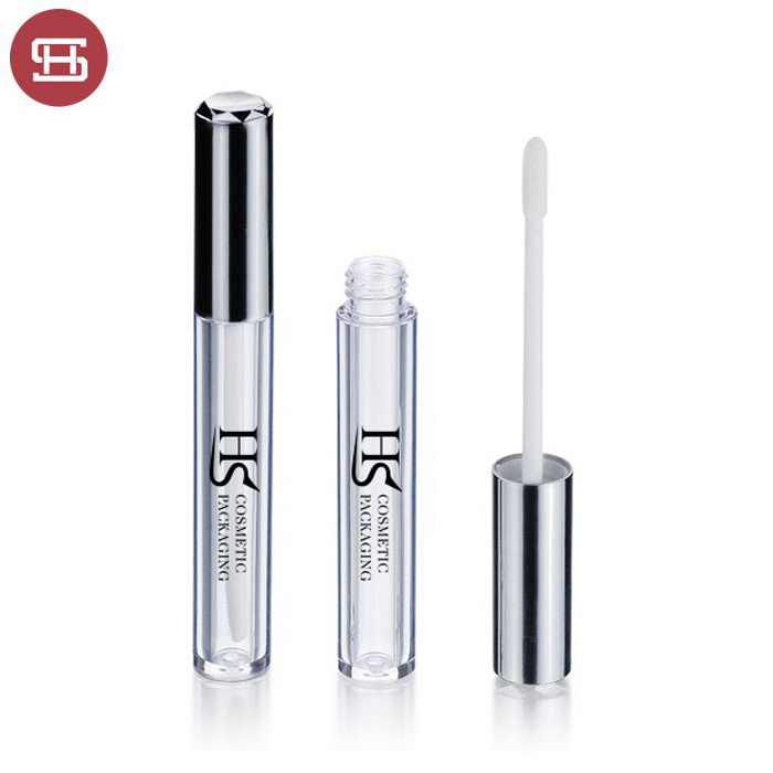 Hot sale cheap clear round empty  lipgloss container tube