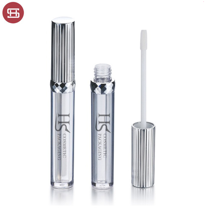 Hot sale 10 ml cheap wholesale silver round empty lip gloss tube containers