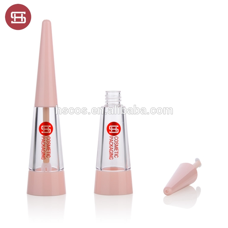 9508# Wholesale empty cute pink plastic lipgloss bottle private label