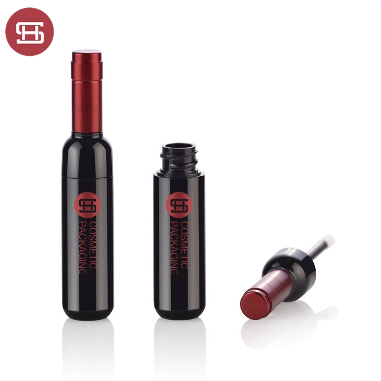 wine bottle shape lip gloss container