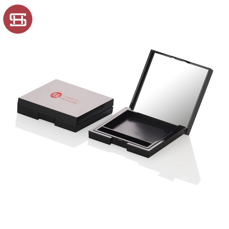 High Quality Chusion Compact Powder Case -
 HS hot sale empty matte black compact powder container with mirror – Huasheng