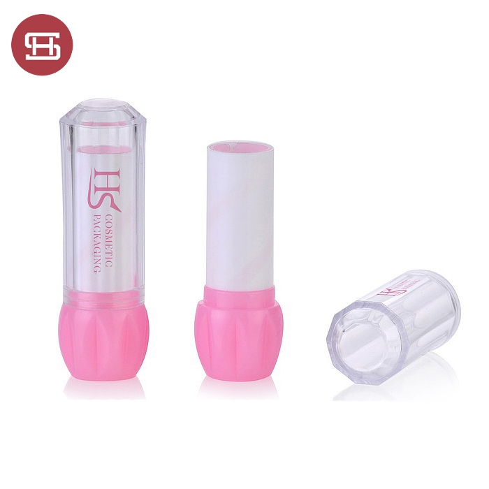 Hot selling colorful cheap custom empty plastic empty lip balm tube container