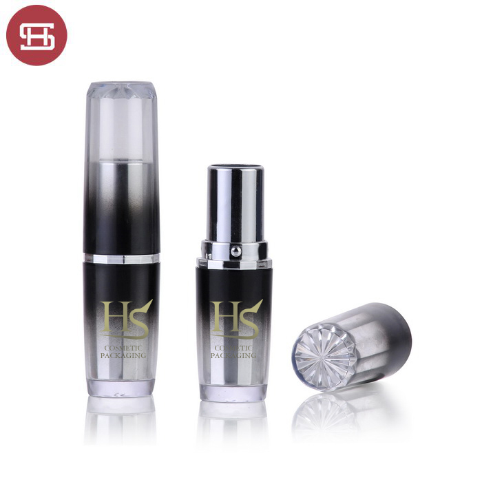Wholesale hot new products cute round shaped clear makeup cosmetic empty lipstick tube container packaging