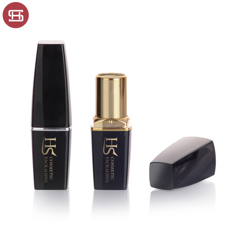 Renewable Design for Square Shape Lipstick Container -
 Wholesale new hot sale unique makeup gold elegant black plastic empty lipstick tube container – Huasheng