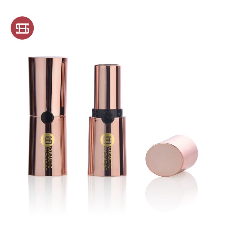 OEM Wholesale gold cosmetic luxury makeup empty lipstick tubes container packaging