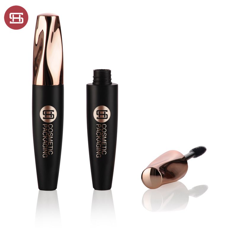 Free sample for Custom Mascara Tube -
 OEM best quality empty brands shiny gold mascara tube container with brush – Huasheng