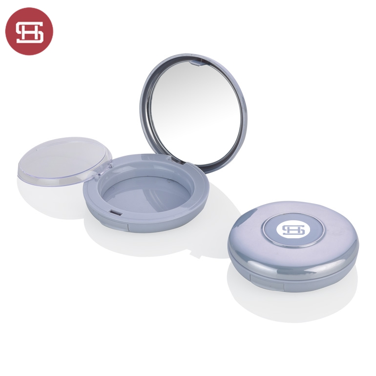 China wholesale Empty Compact Powder Case With A Mirror -
 New products custom  cosmetic empty  round pressed compact powder case with mirror – Huasheng
