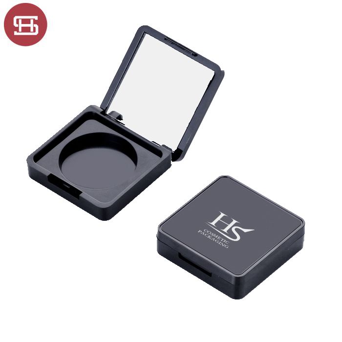 Hot New Products Natural Round Empty Blusher Compact Powder Case -
 Custom plastic mini square powder cosmetic empty makeup compact powder case – Huasheng