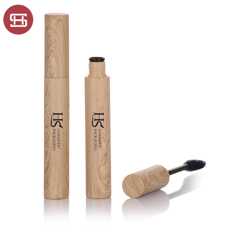 Hot-selling Unique Mascara - OEM cosmetic makeup lash empty plastic bamboo mascara tube container with brush – Huasheng