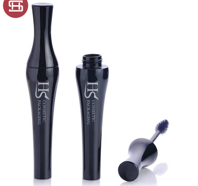 Customized black 3d fiber eyelash empty private label mascara tube container packaging