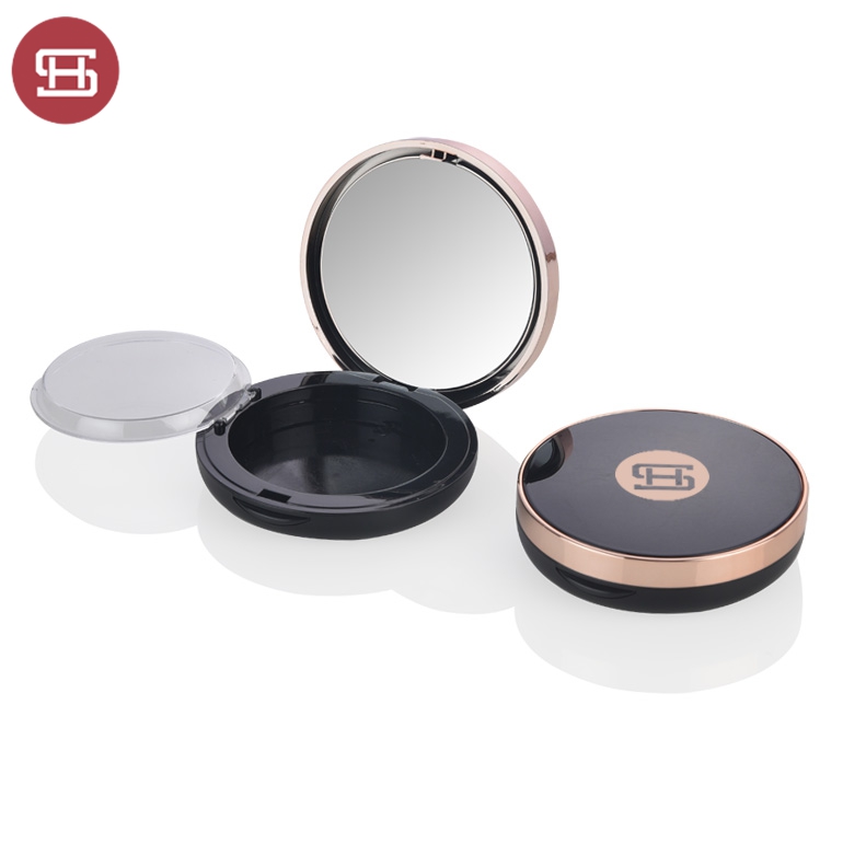 2019 Good Quality Heart Shaped Empty Makeup Compact Powder Case -
 New products custom  empty makeup round pressed compact powder case with mirror – Huasheng