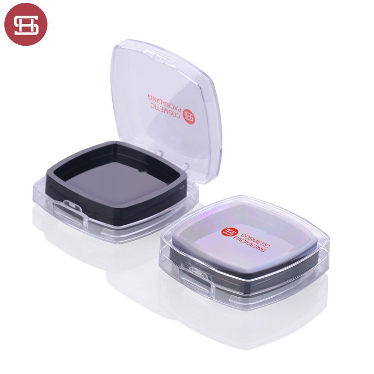 New products wholesale empty square makeup face compact powder case