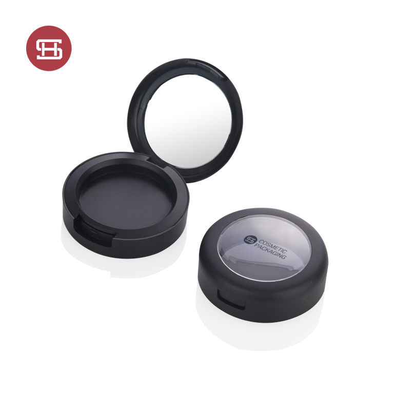 Hot New Products Natural Round Empty Blusher Compact Powder Case -
 Custom empty round plastic cosmetic powder compact container – Huasheng