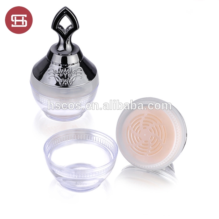 OEM/ODM China Cheap Black/White/Gold/Silver Round Empty Cosmetic Packaging -
 Promotional plastic loose loose powder packaging – Huasheng