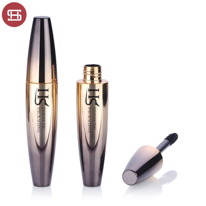 Hot sale OEM lash makeup cosmetic eyelash 3D 4D gold  plastic custom empty private label mascara tube container packaging
