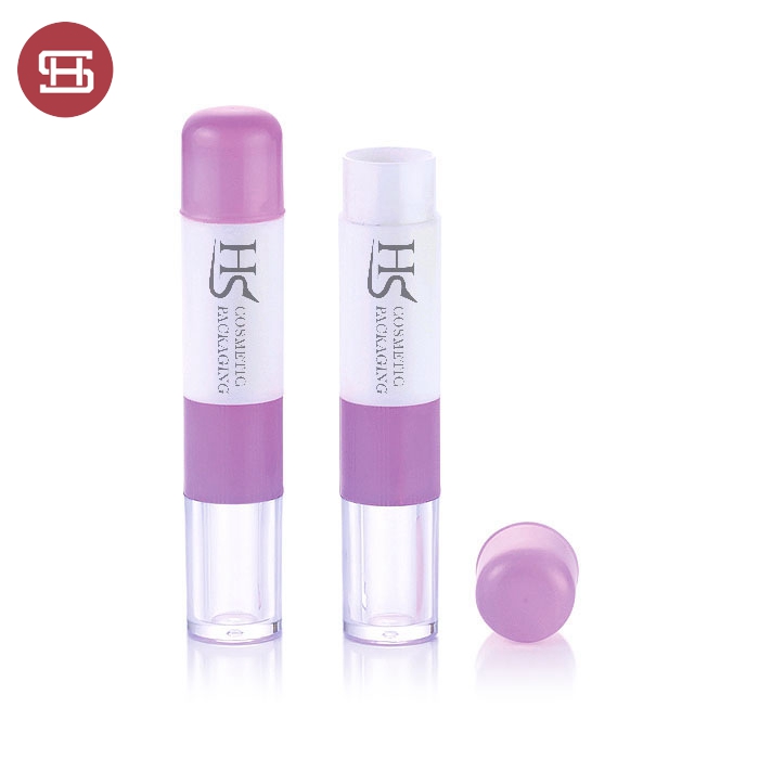 Factory wholesale Paper Oem Empty Lip Balm Tubes -
 Hot selling empty double plastic lip balm tube – Huasheng