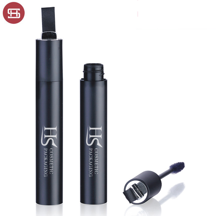 New products cosmetic plastic round  black empty mascara wand tube