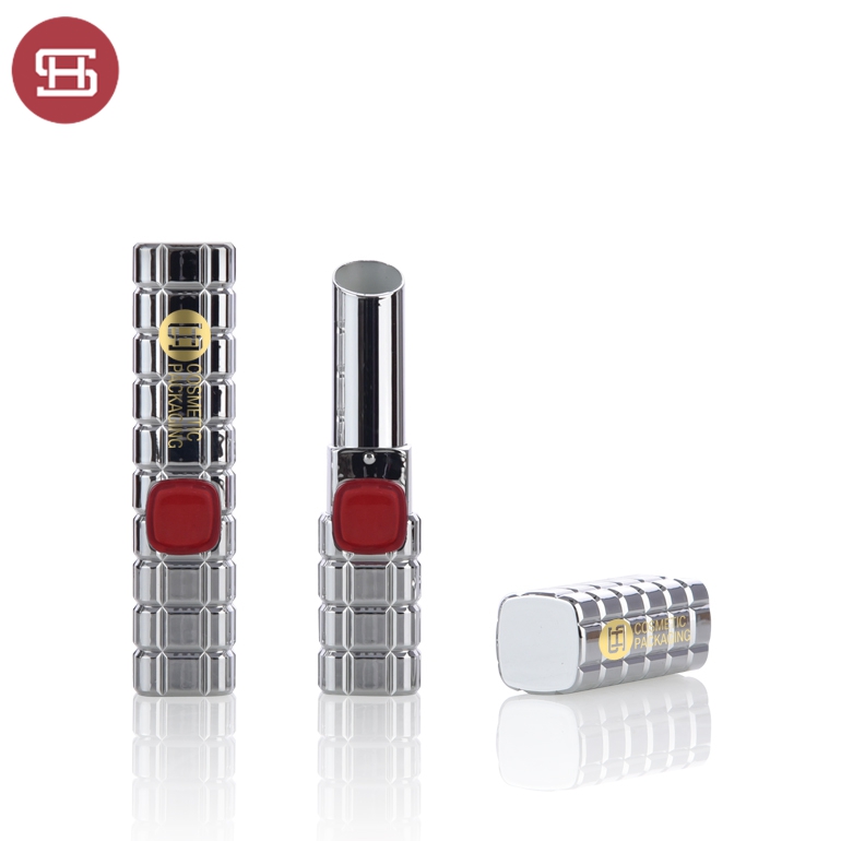 Leading Manufacturer for Plastic Lipstick Tube - Custom empty silver plastic lipstick tubes – Huasheng