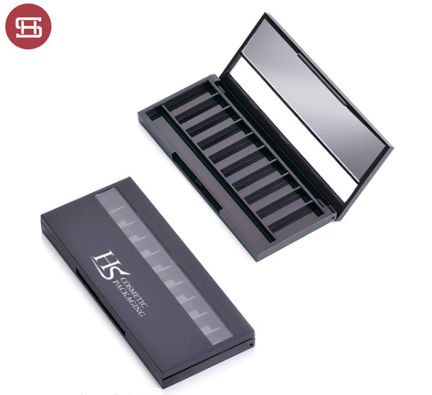 OEM Factory for Neon Eyeshadow Palette -
 OEM new products makeup cosmetic 10-Pan empty liquid custom private label eye shadow palette case container – Huasheng