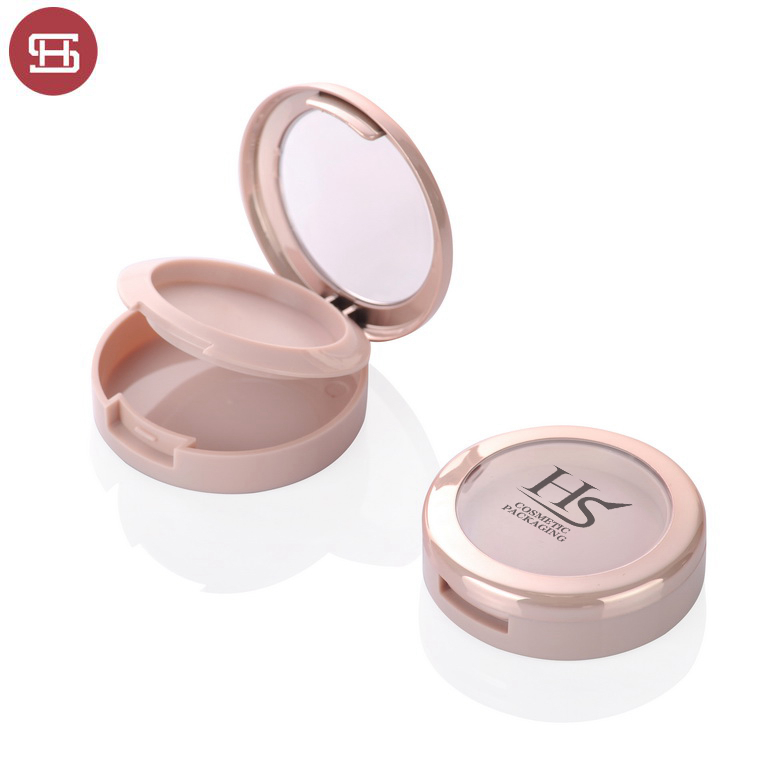 Factory Cheap Hot Pressed Powder Compact Case -
 Wholesale OEM hot sale  makeup cosmetic  pressed empty plastic round powder compact cases container packaging – Huasheng