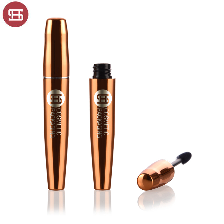 Hot sale OEM lash makeup cosmetic aluminum  custom luxury metal empty private label mascara tube container packaging