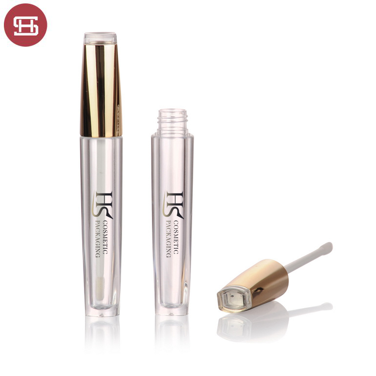 Latest products makeup luxury clear unique gold empty lip gloss tube container Featured Image