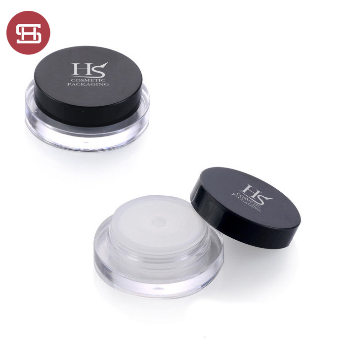 Good Wholesale Vendors Empty Cosmetic Jars -
  Custom empty plastic black mini cosmetic jar – Huasheng