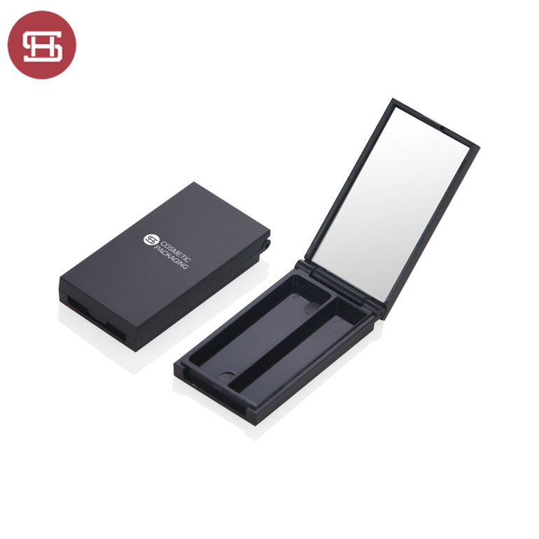 2019 China New Design High Pigment 35 Color Custom Empty Eyeshadow Palette -
 New arrival empty 2 color matte black eyeshadow palette container – Huasheng