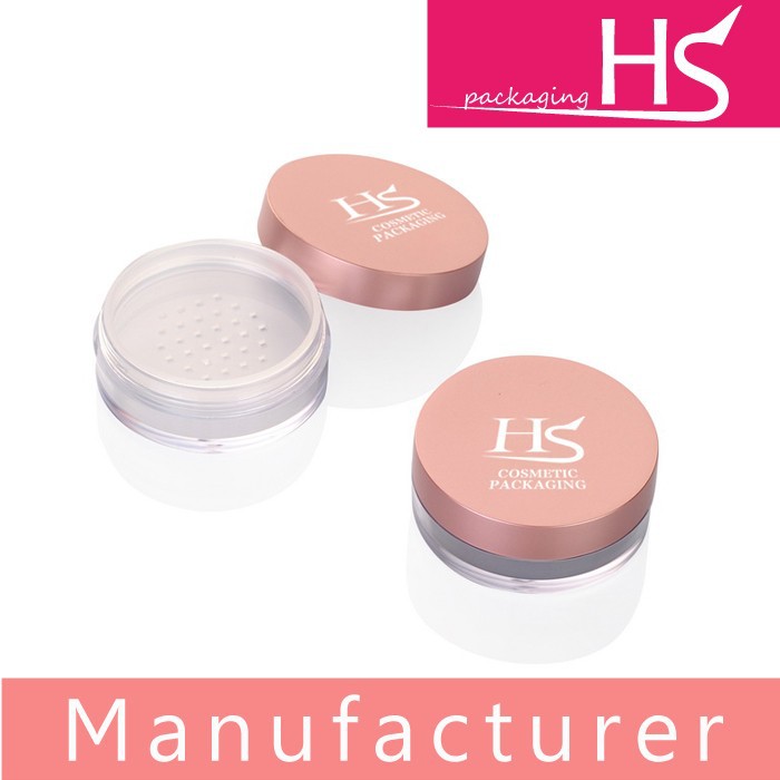 Factory Cheap Hot Luxury Plastic Empty Cosmetic Packaging -
 empty cosmetic plastic loose powder jars – Huasheng
