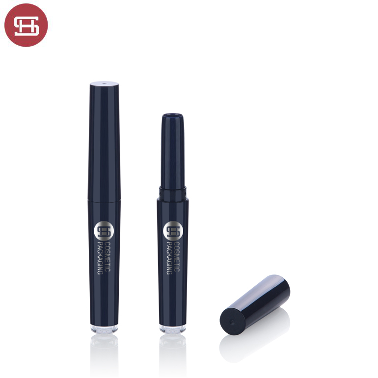 New products hot sale makeup cosmetic black clear custom empty  private label pencil pen eyeshadow packaging palette