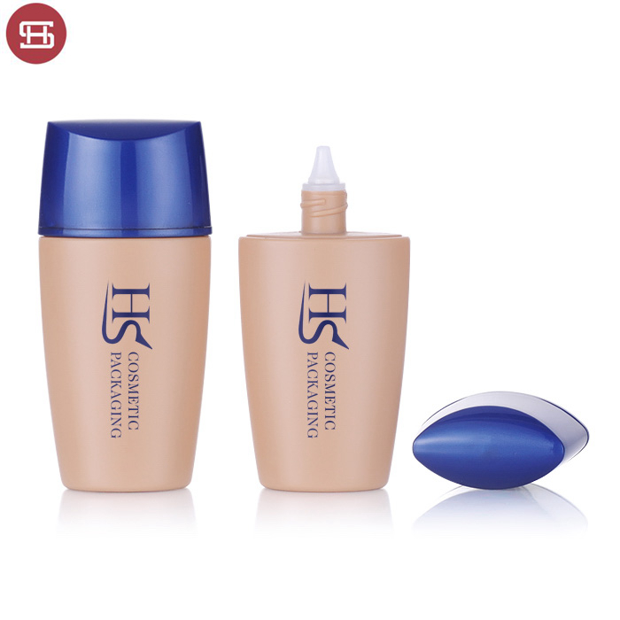 OEM empty liquid foundation makeup plastic soft tube container