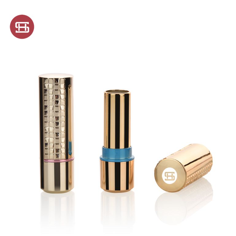 Rapid Delivery for Black Unique Diamond Lipstick Case Shell -
 Wholesale high end luxury gold lipstick tube – Huasheng