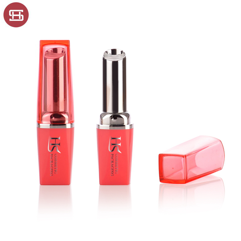 Wholesale high quality  clear empty cosmetic packaging custom lipstick tube container
