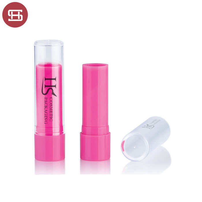 New products clear empty cute lip balm tube container