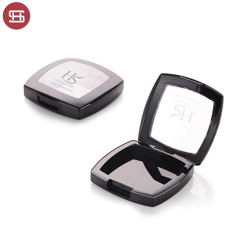 2019 China New Design Face Powder Compact – square compact pressed powder case – Huasheng