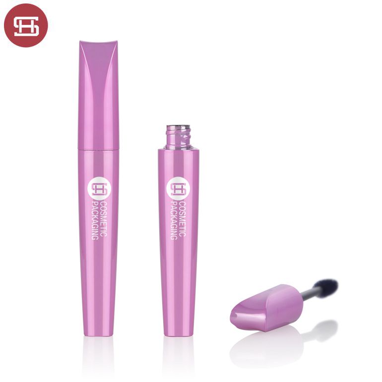 Hot sale wholesale new products plastic metallic custom private label 3D white  empty mascara tube with brush