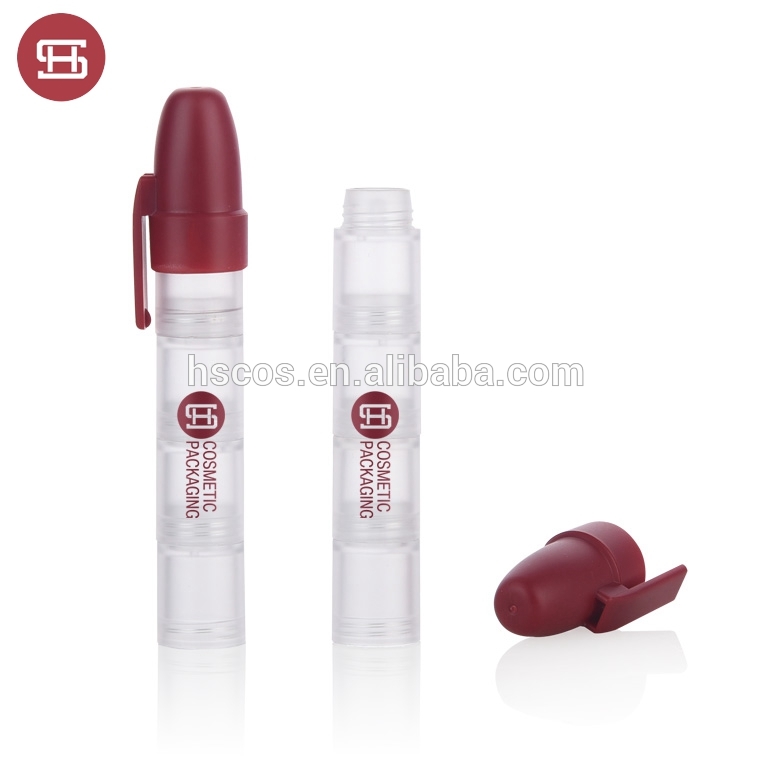 Rapid Delivery for Black Unique Diamond Lipstick Case Shell -
 OEM Pen shape cosmetic Empty Plastic slim 4 in 1 Lipstick tube – Huasheng