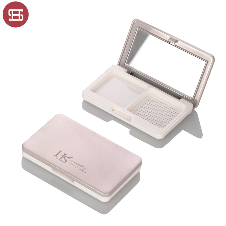 Professional China Empty Blusher Compact Powder Case -
 Wholesale hot sale products custom cosmetic luxury unique empty pressed powder compact case container packaging – Huasheng