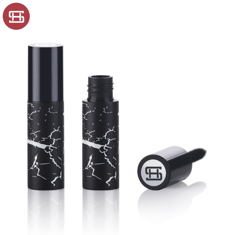 Wholesale cosmetic makeup hot sale clear black cylinder round empty mascara tube container packaging
