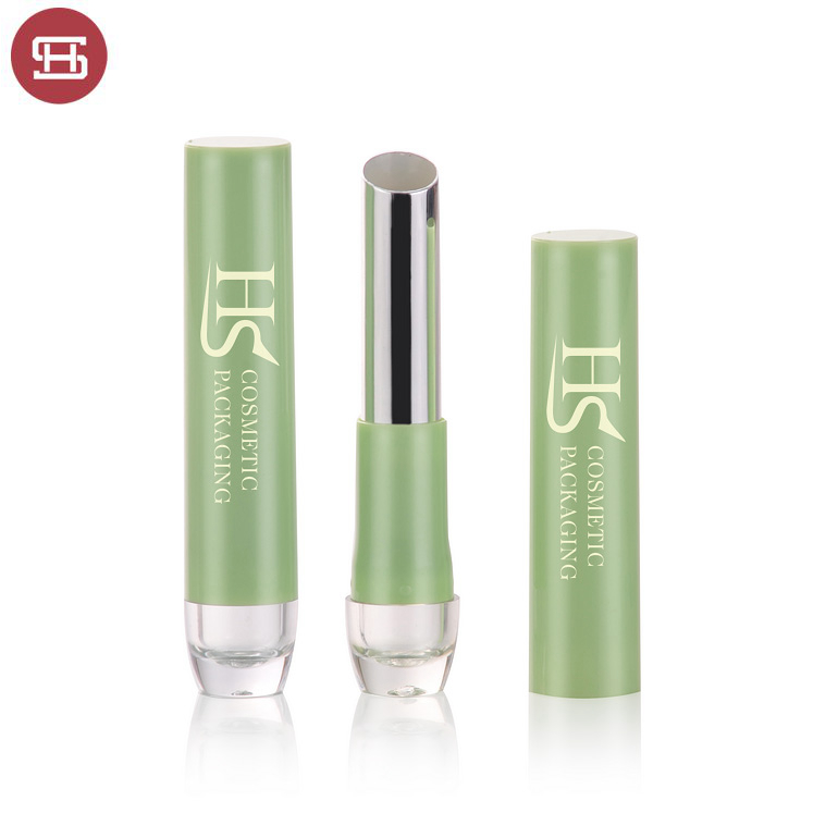 Free sample for Liquid Lipstick Container -
 Custom wholesale hot sale makeup unique gold slim clear round plastic empty lipstick tube  container – Huasheng