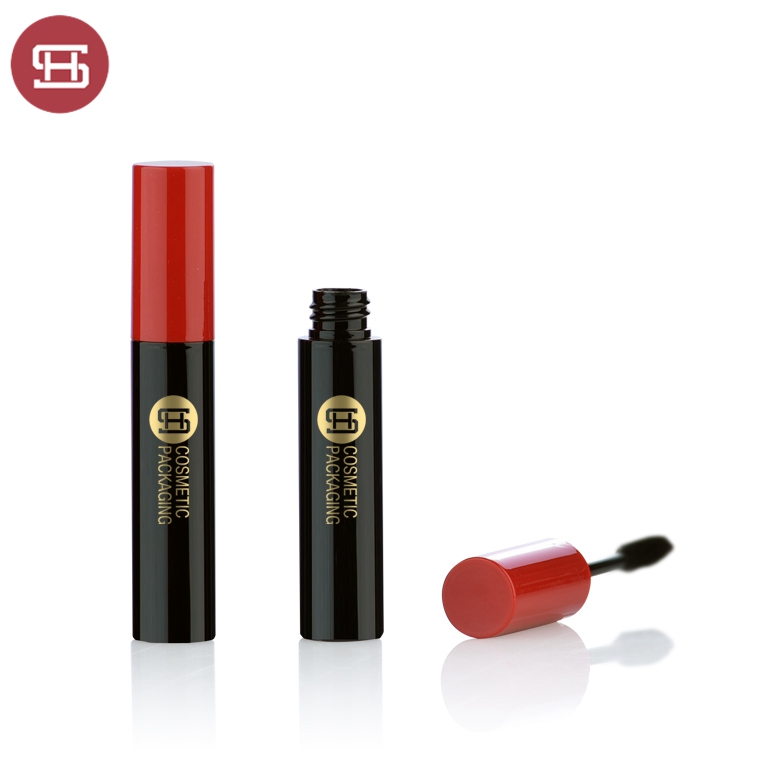 Cheap price Mascara Tube 10ml -
 OEM empty glossy black private label mascara packaging with brush – Huasheng