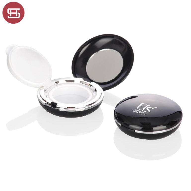 Custom hot new sale round private label pan empty air bb cc cushion foundation powder foundation  case containerv