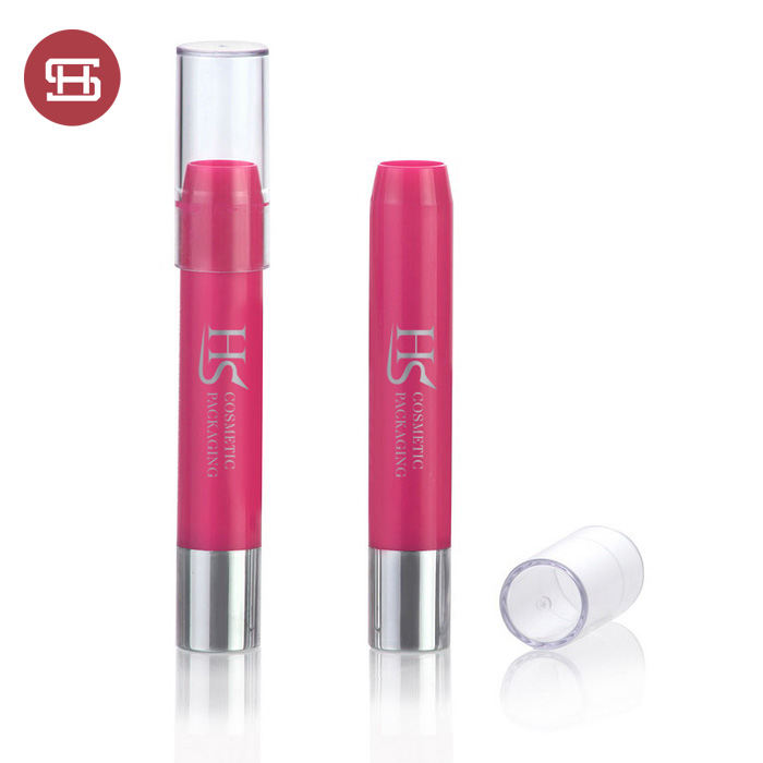 Professional Design Empty Plastic Lipstick Container -
 Hot sale promotional round plastic pink cosmetic lipstick pen – Huasheng