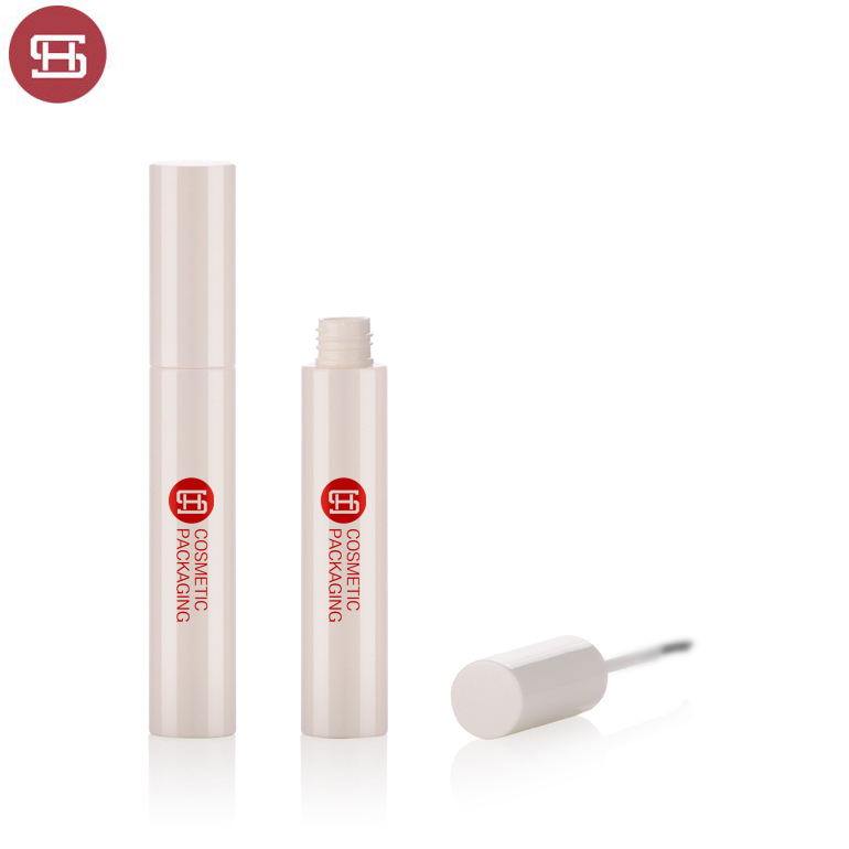 OEM lash  extension eyelash  fiber plastic white  custom round empty private label mascara tube container packaging