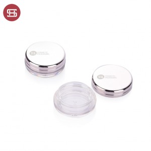 Luxury empty lotion jar round shape plastic cosmetic jar 1145#